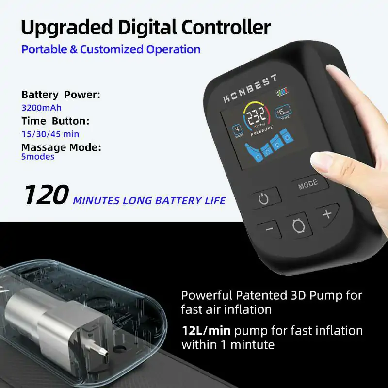 OEM & Private Label Opportunities with KONBEST 9490ProE Air Compression Boots