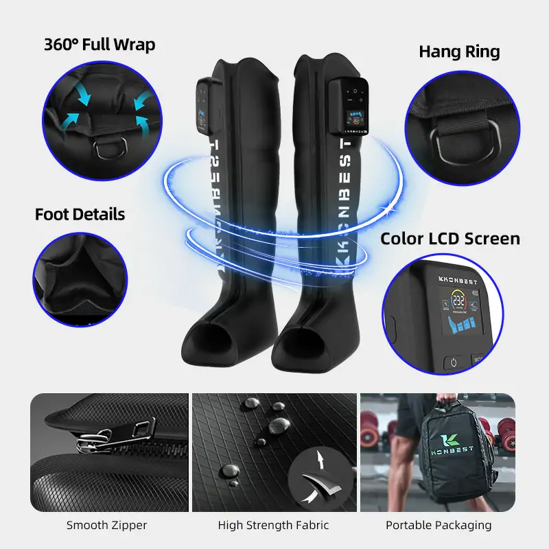 KONBEST 9490ProE Air Compression Boots: Professional B2B Recovery Solution