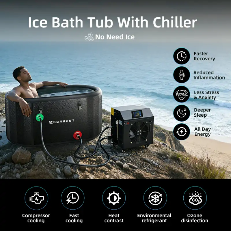 Why Physiotherapy Centers in the USA Prefer Ice Bath Tubs With Chiller
