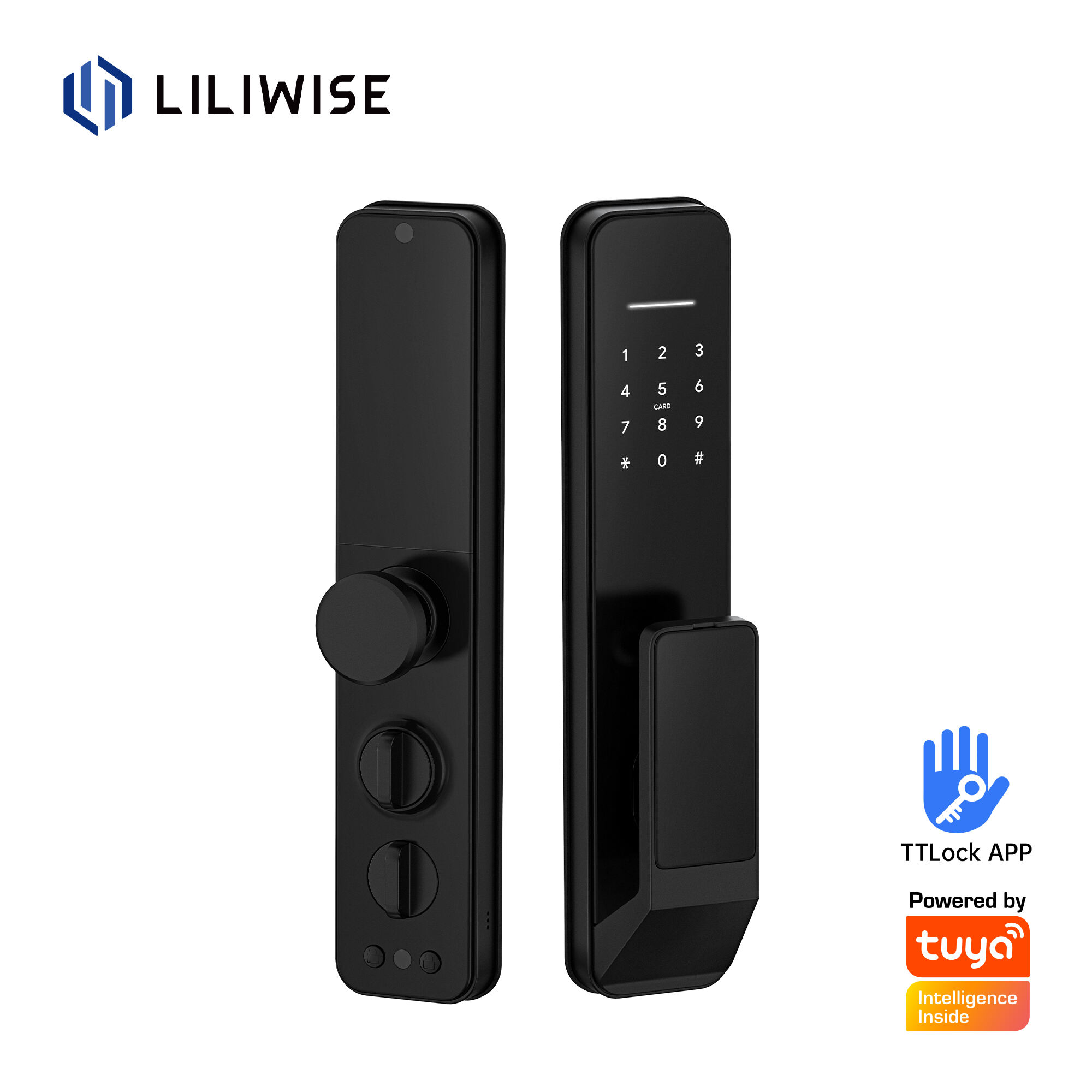 Liliwise Intelligent Automatic Door Lock with Wifi Keyless Entry 