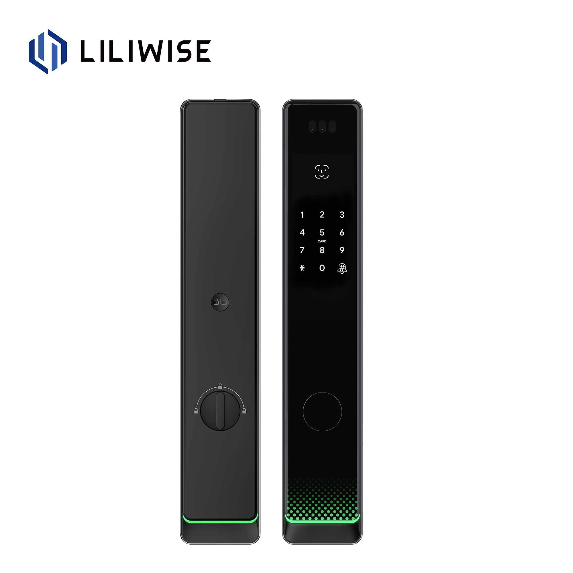 European Automatic Smart Lock Face ID Push And Pull Unlock Wholesale_A01