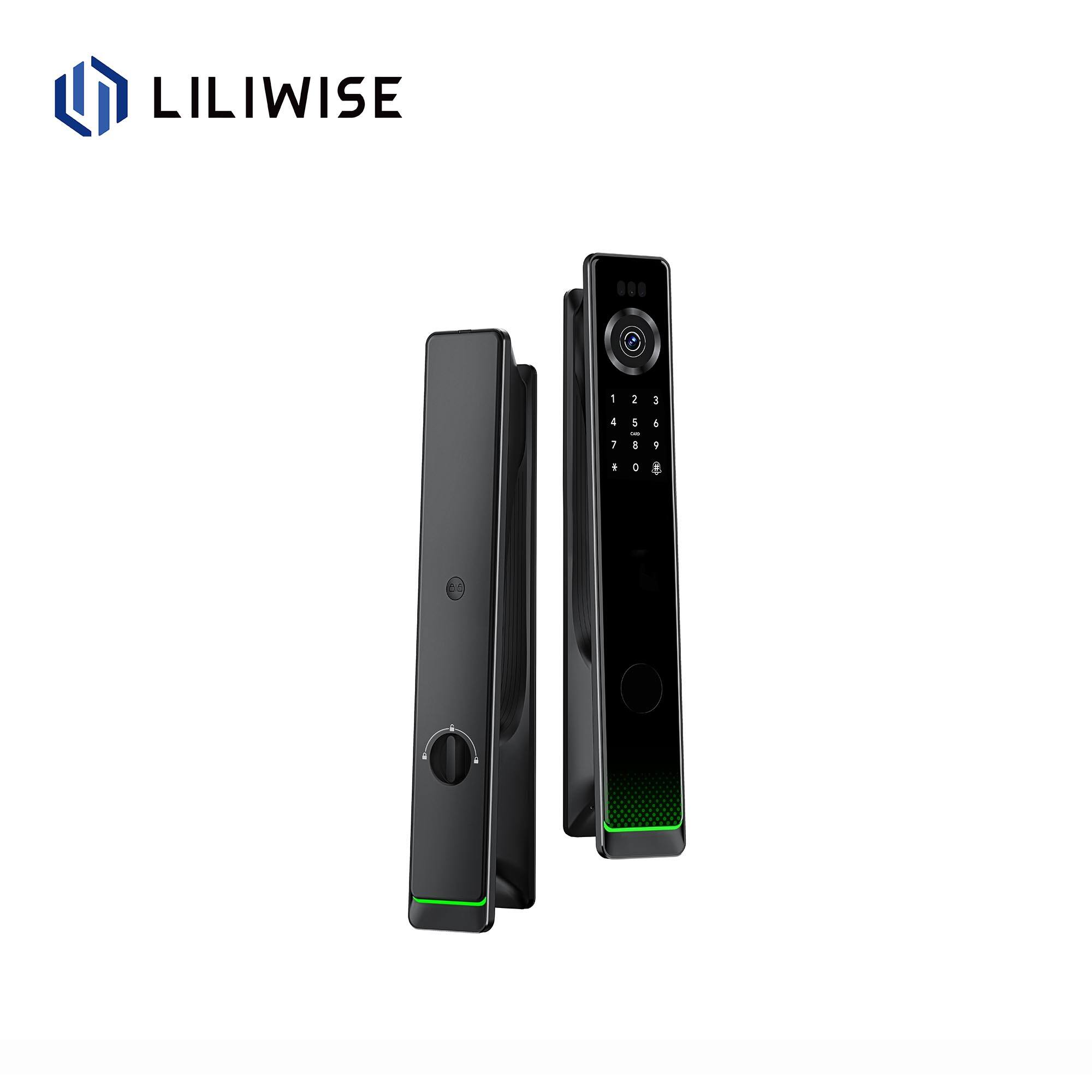 Liliwise Automatische Push-Pull Smart Türschlösser mit Kamera Tuya/TTlock