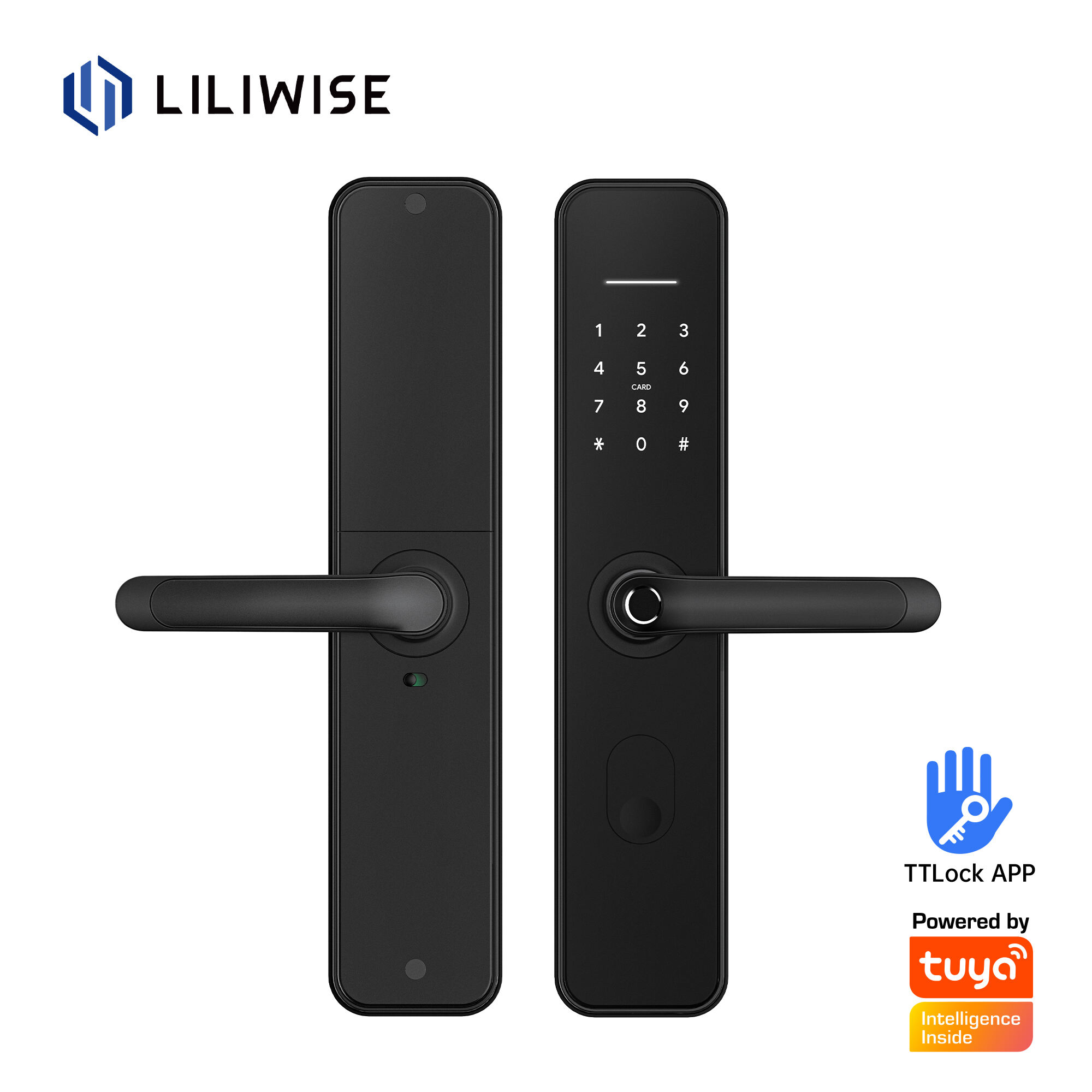 High End Electronic Digital Fingerprint Smart Lock TTlock/Tuya APP_H7