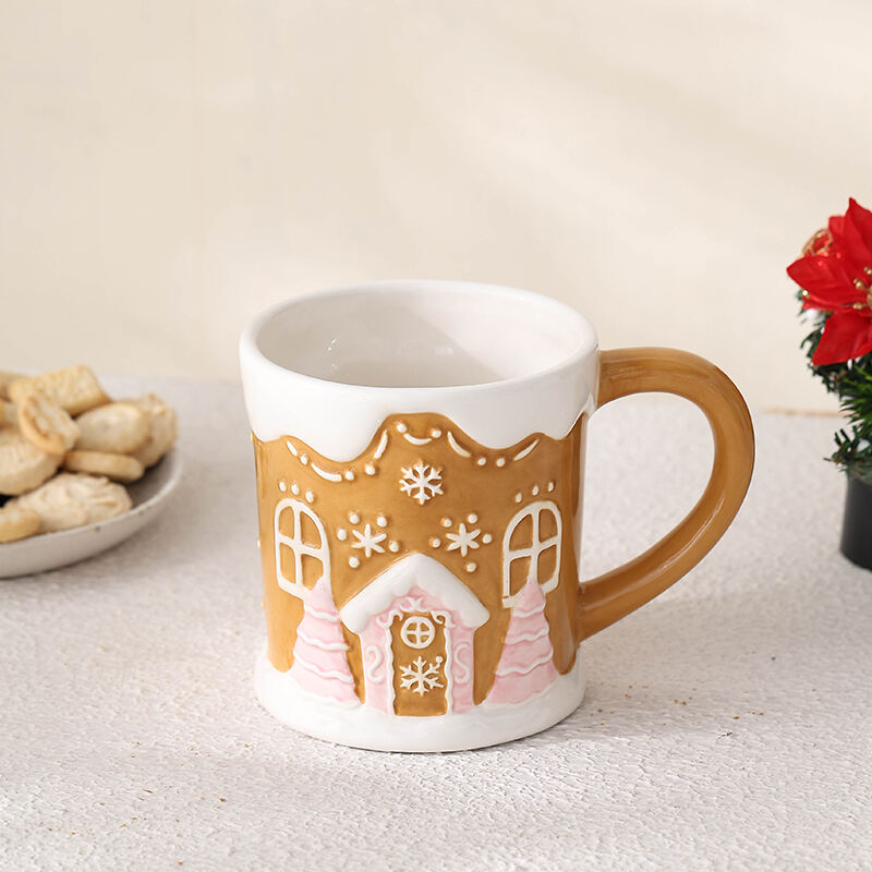 Weihnachtsform Keramikbecher Weihnachtstagsgeschenk Milchbecher Kaffeetassen