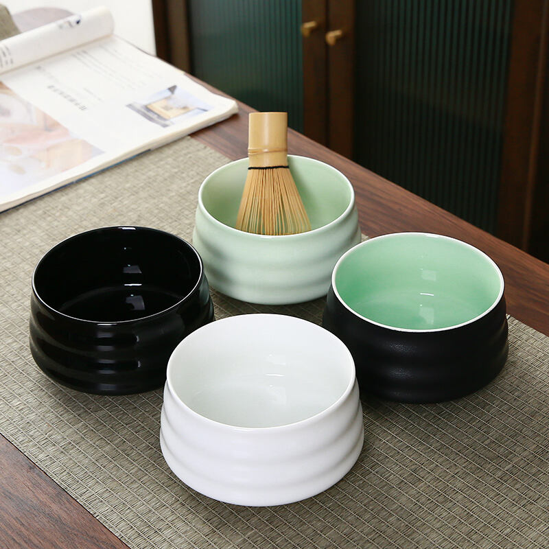 Matcha Bowl Ceramic Matcha with Zen Tea Set Tea Brush Bamboo Matcha Brush Hyakumoto Tachiban Tea Ceremony