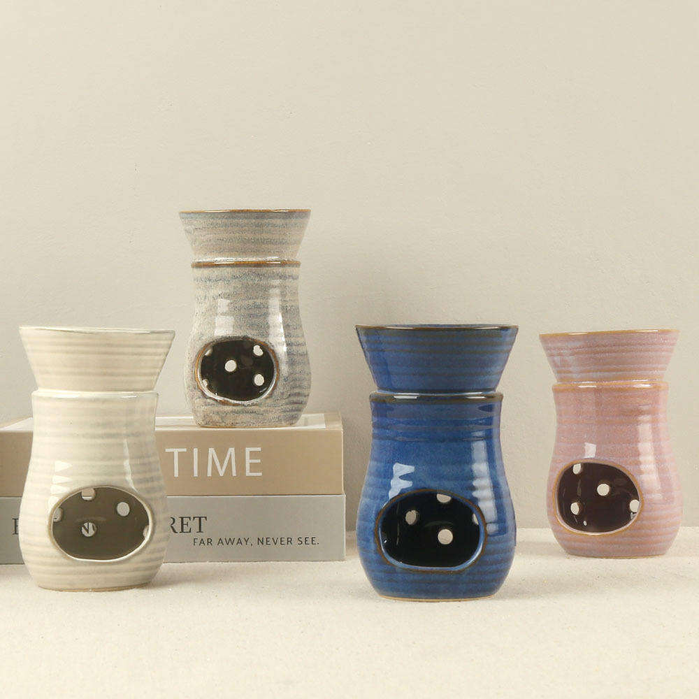 موزع عطر ديكور منزلي كلاسيكي حامل شموع سيراميكي ضوء حامل زيت مصباح زيت العطر