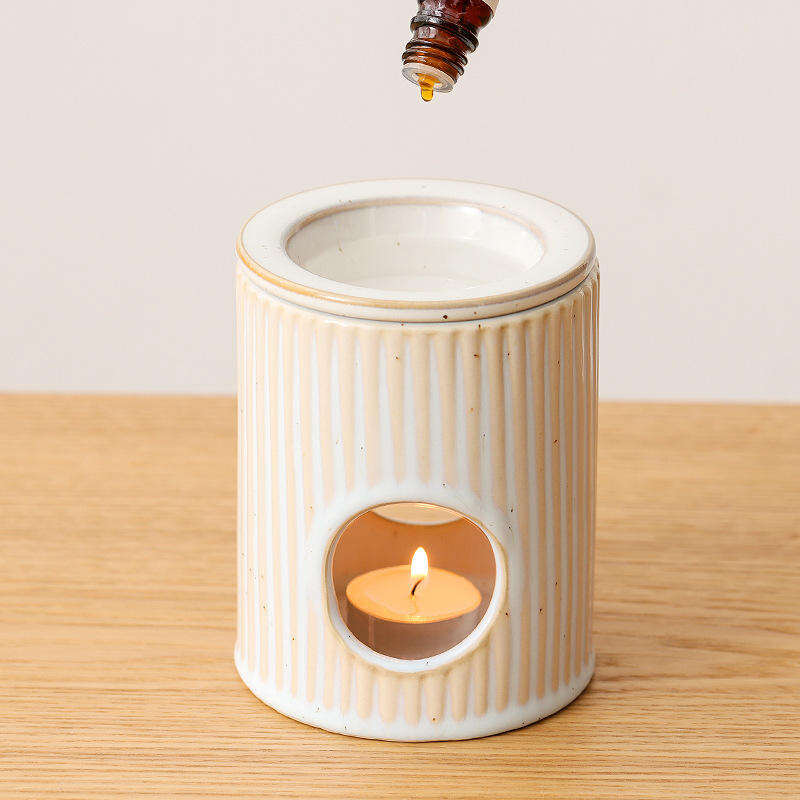 Aroma Fragrance Candle Holder Ceramic Essential Oil Burner Wax Melt Warmer Ceramic Incense Burner