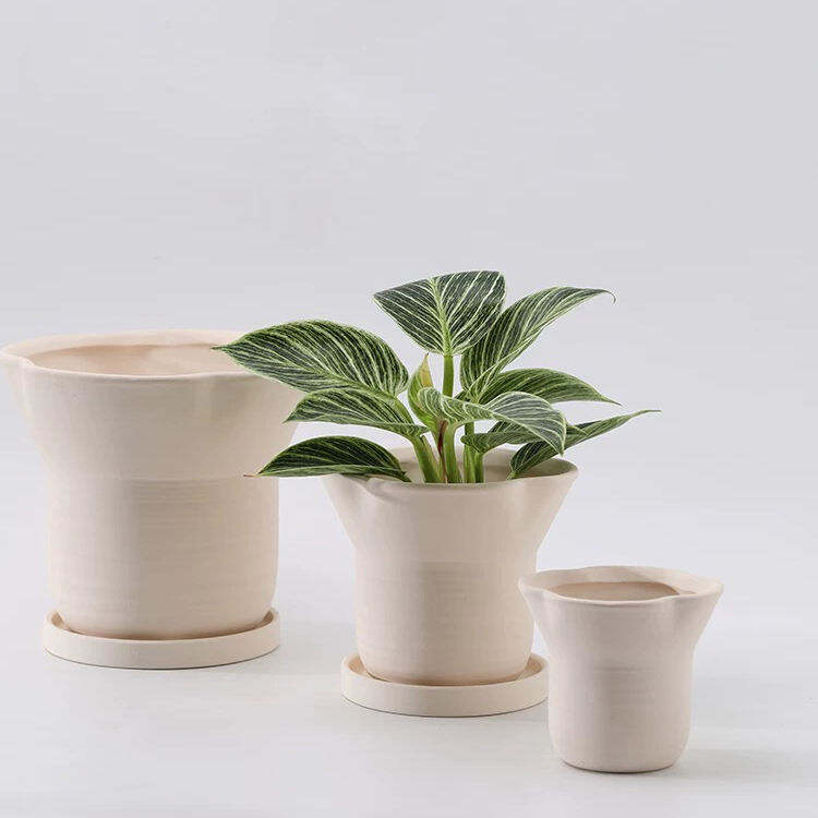 Palamuti sa Balkonahe ng Bahay na Mga Palayok para sa Succulent na Modernong Palamuting Terracotta na Mga Palayok para sa Halaman