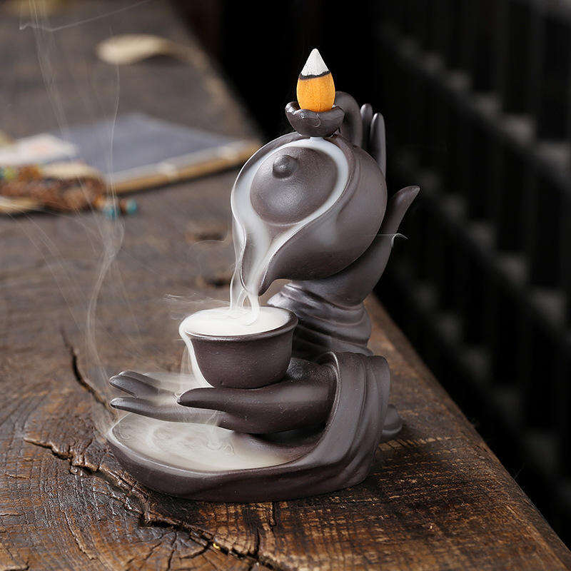 Meditation Tea Ceremony Cute Chinese Style Backflow Incense Burner Candle Holders New Peculiar Creative Home Decorations