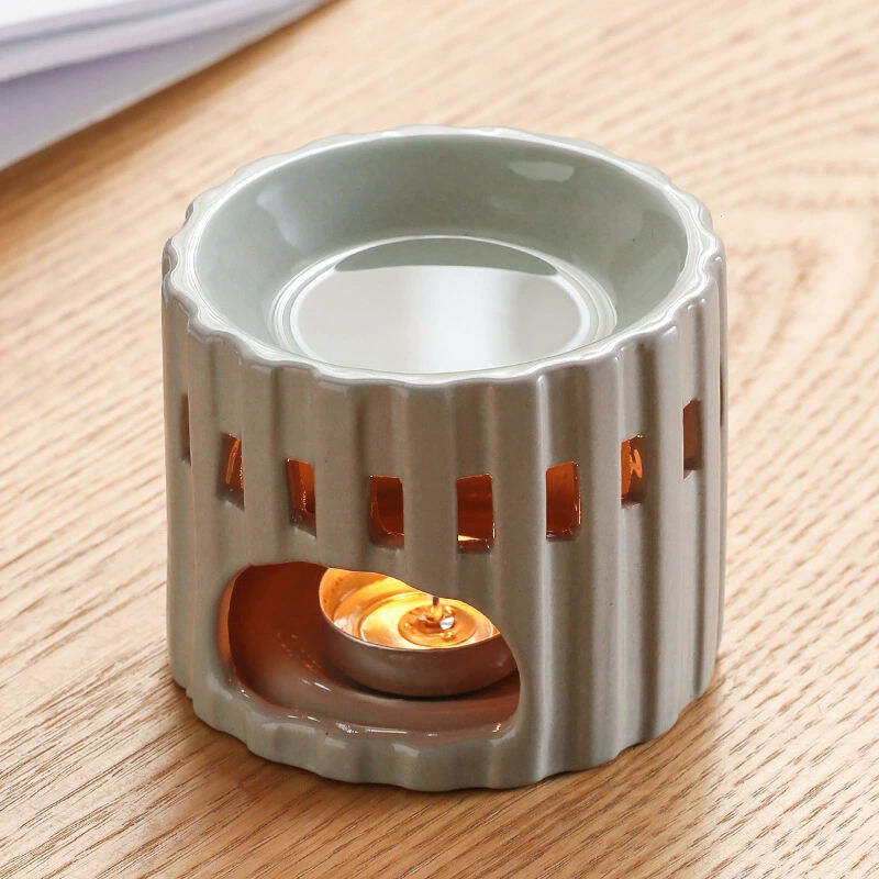 Modern tervezésű Illatos Kerámia Olajégés Lábujjgyújtó Tealight Gyújtéktartó