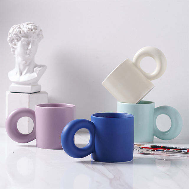 Nuovo Design, Classica Tazza Ceramica Professionale Alta Qualità per Uso Domestico e Ufficio, Ideale per l'Uso Quotidiano