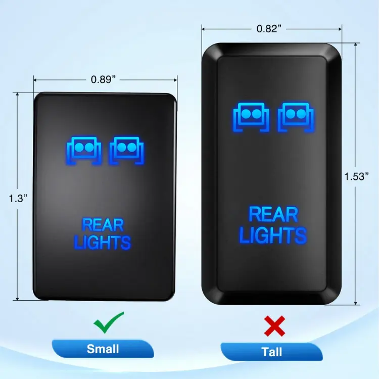 Custom LED Switch for Mercedes/Toyota/Honda Headlights/Fog Lights