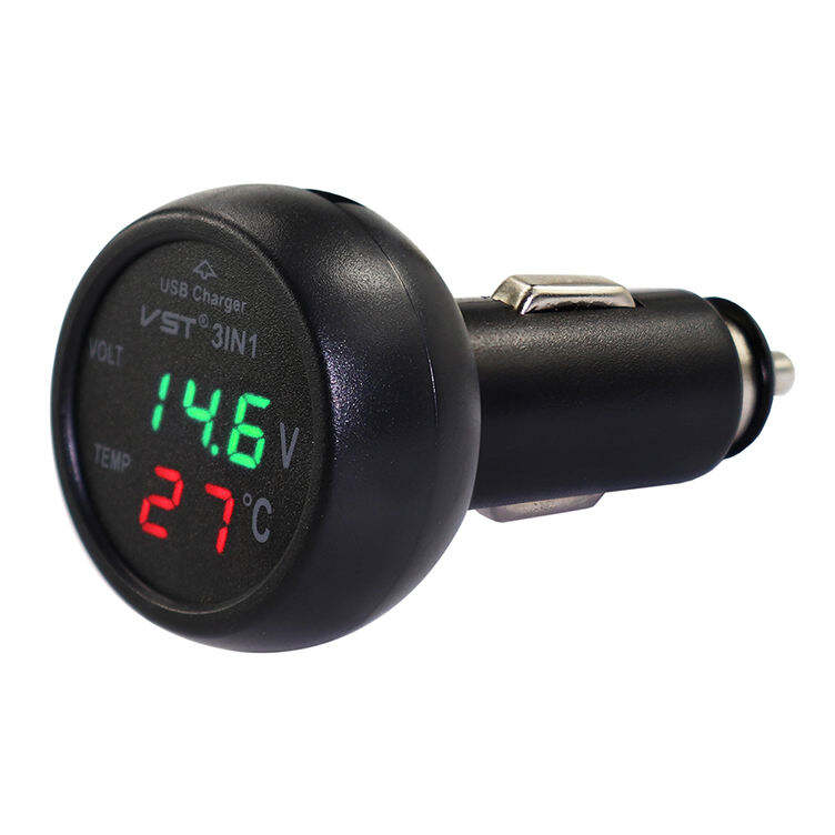 Universal 12V 24V Car Volt Meter Auto LED Digital Voltmeter Gauge