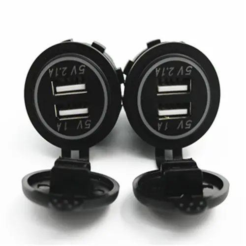 Dual 4.2A USB Car Charger: Hot-Selling 12V Auto Power Adapter.