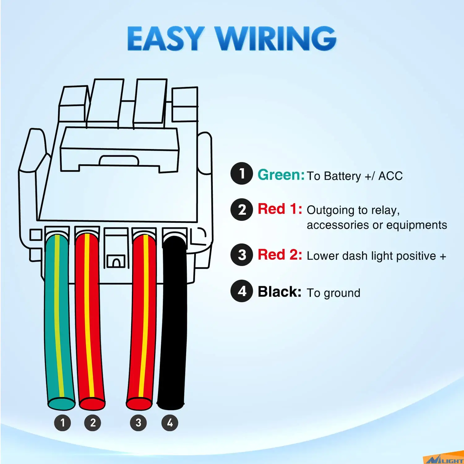 12V Push Button ON/OFF Switch Kit 40*20mm for Car Replacement