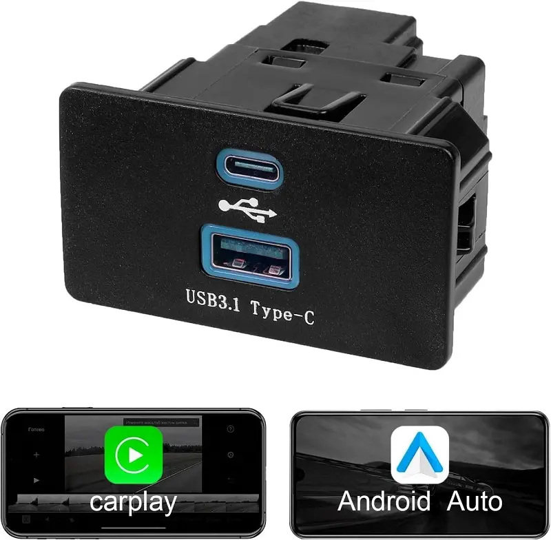 New Ford Sync3 Dual Media Hub, Type C 3.1 USB Replacement for 2018 F150