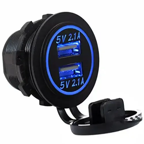 Dual 4.2A USB Car Charger: Hot-Selling 12V Auto Power Adapter.