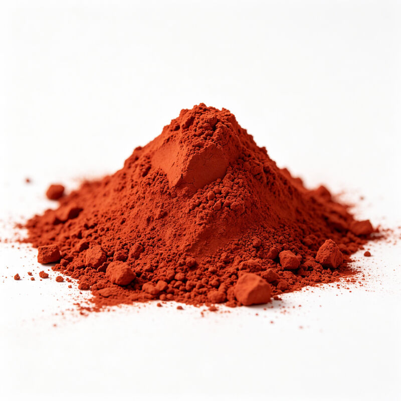 Pigment en poudre rouge oxyde de fer résistant aux intempéries pour revêtements, béton et caoutchouc
