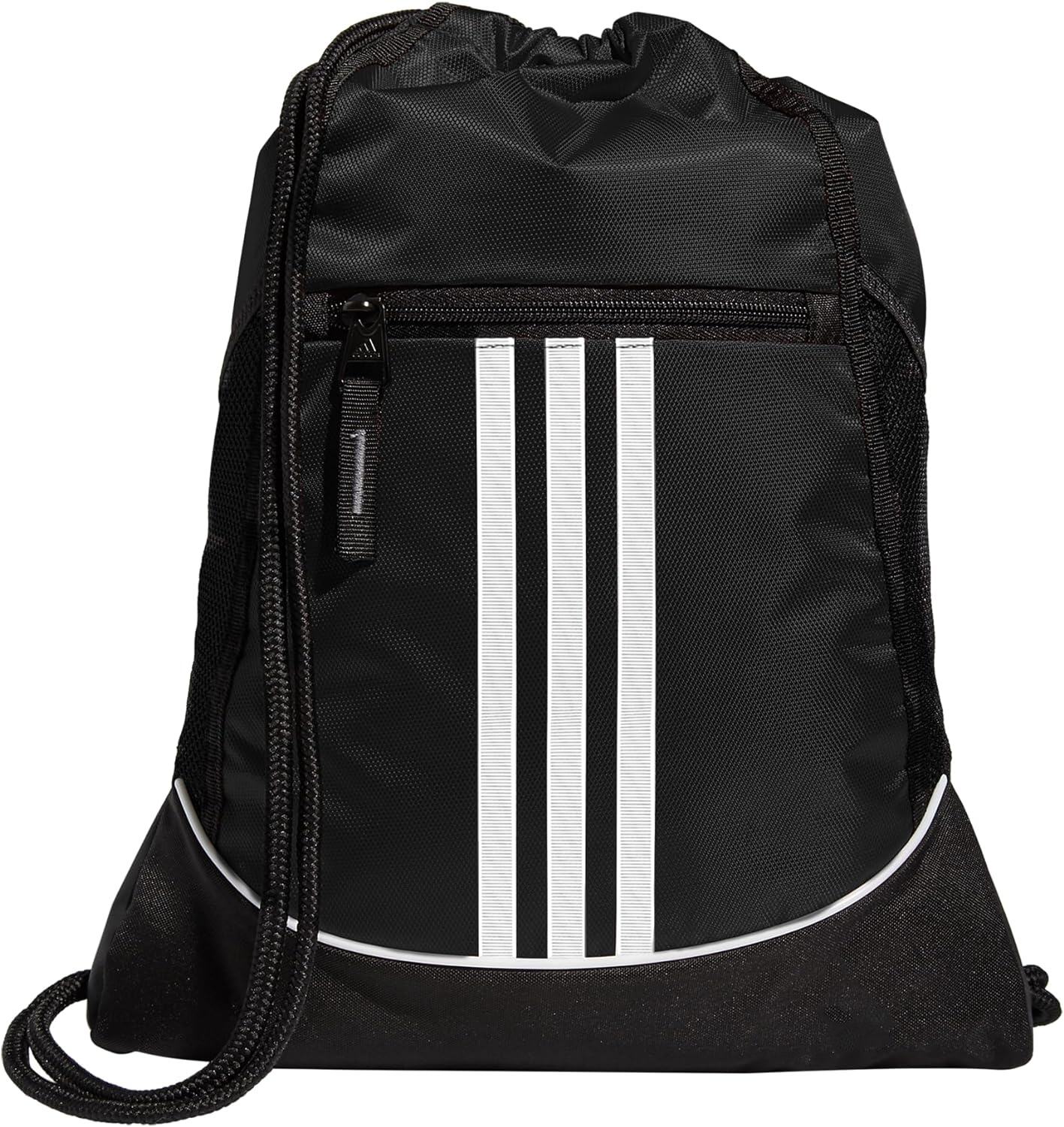 Mochila de Cordão Personalizável, Bolsa de Ginástica, Preta