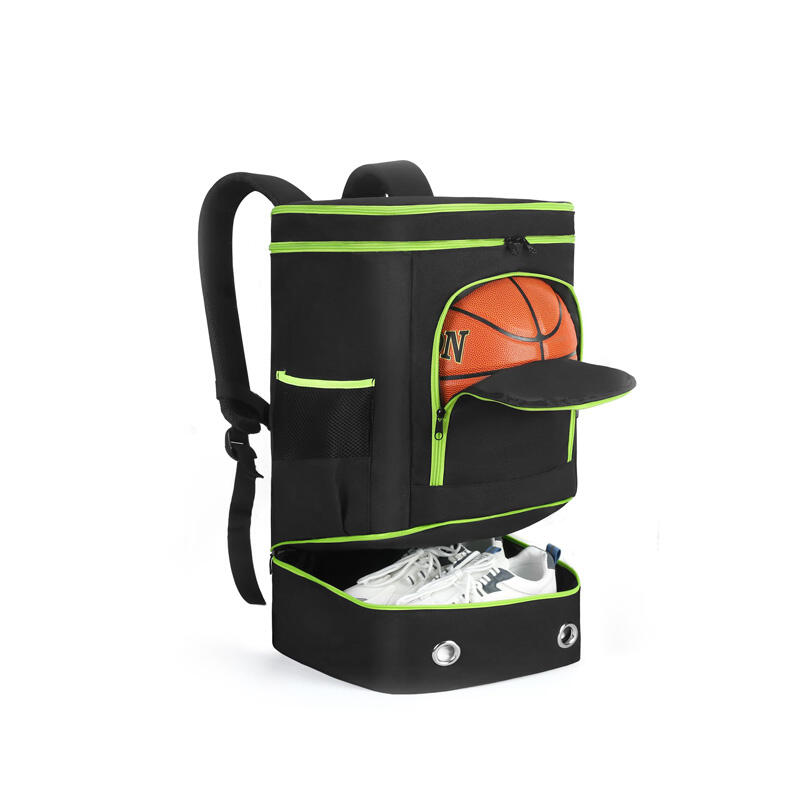 Mochila de Basquete, Bolsa Esportiva Grande com Compartimento Separado para Bola e Sapatos, Resistente à Água, Ideal para Basquete, Futebol, Vôlei, Academia, Natação