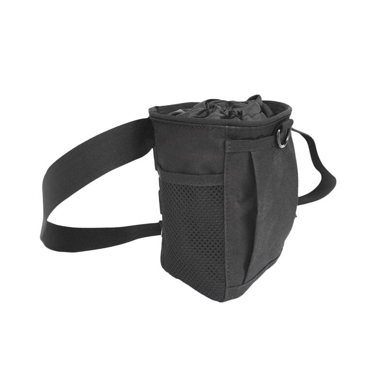 2 Estilos de Bolsa de Giz para Escalada em Rocha, Blocos, Academia, com Cinto Ajustável e Material de Nylon 600D Preto para Esportes Ao Ar Livre