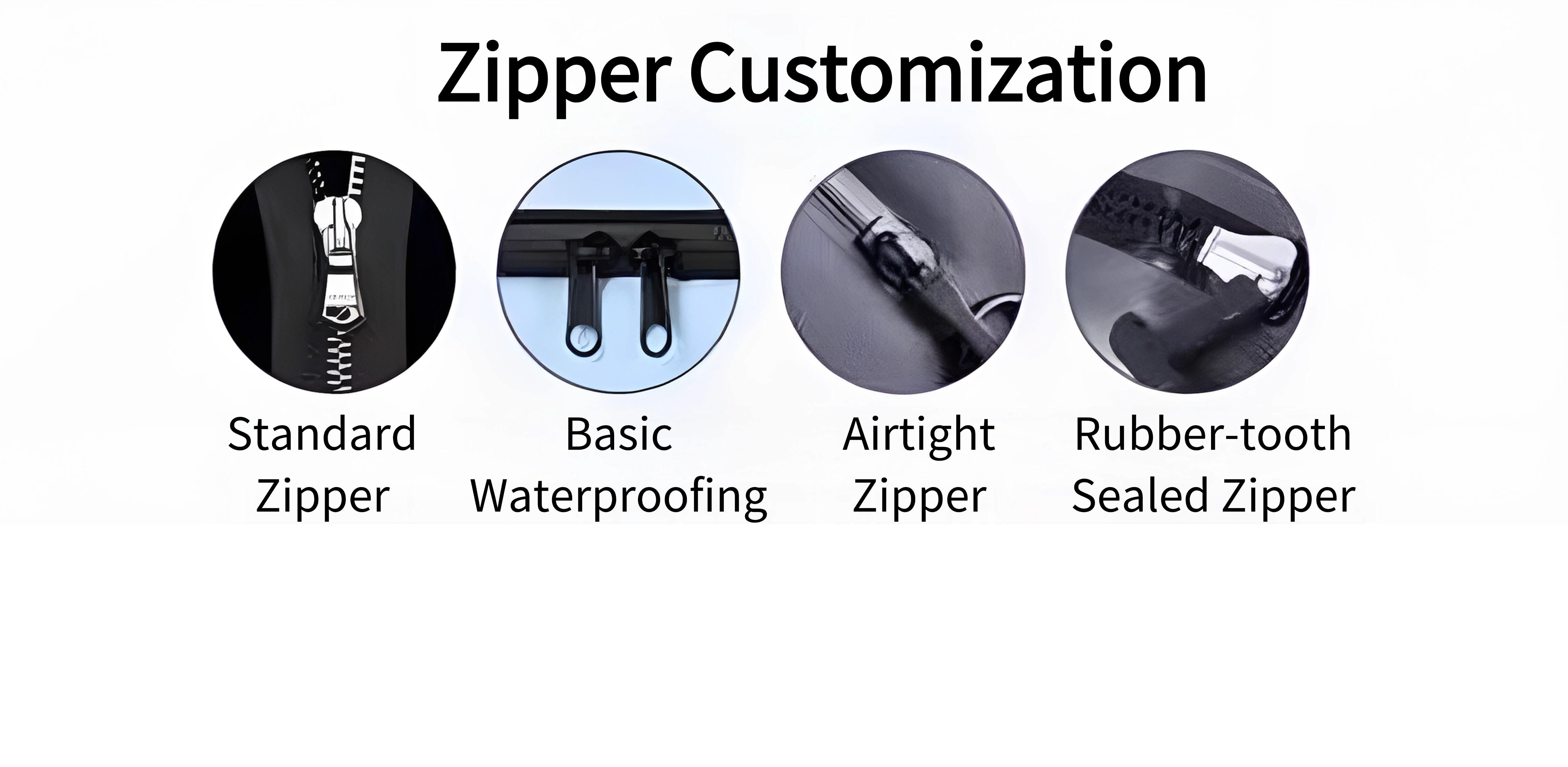 Personalização de zíper  