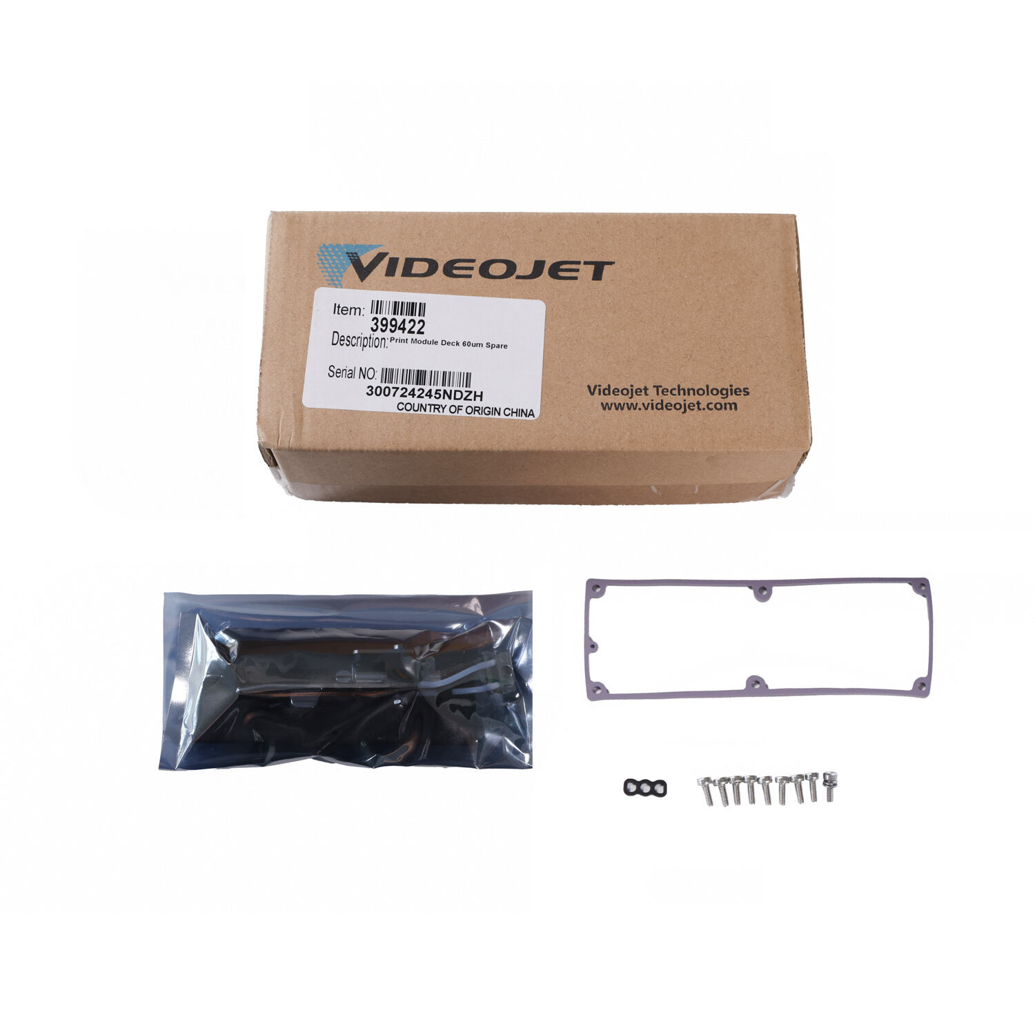 Videojet nyomtatómodul lap 399422