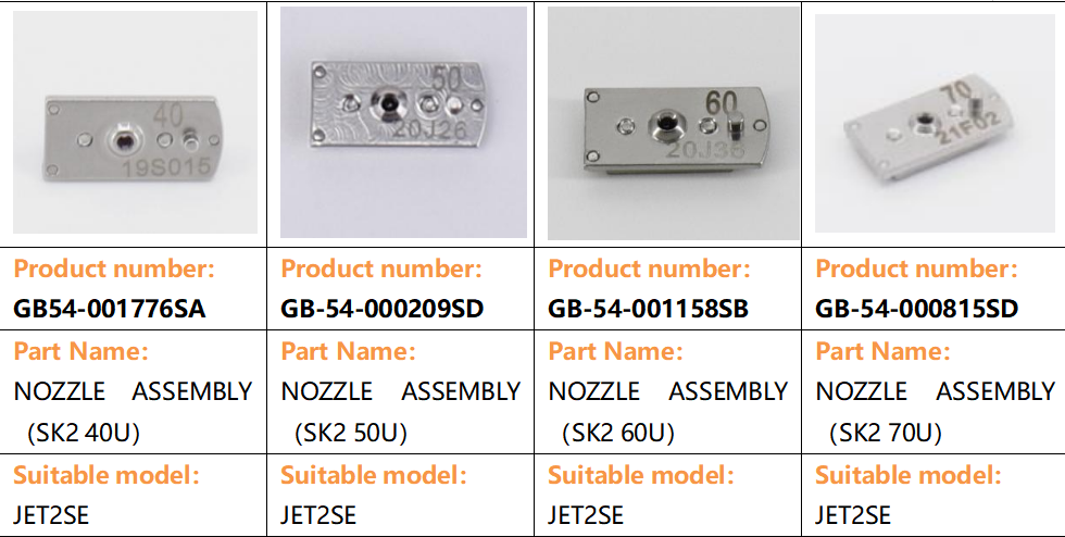 Leibinger  GB54-001776SA （40U) NOZZLE ASSEMBLY（SK2 40U）  details