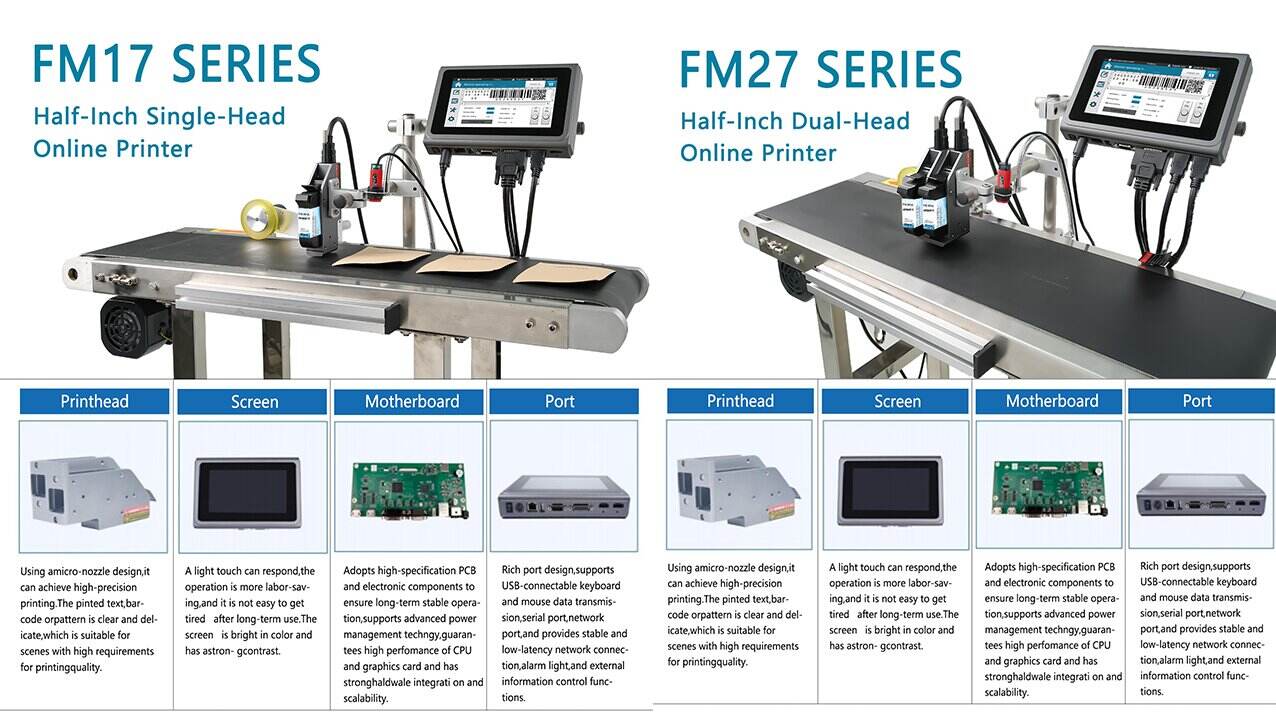 FM17 SERIES Half-Inch Single-HeadOnline Printer