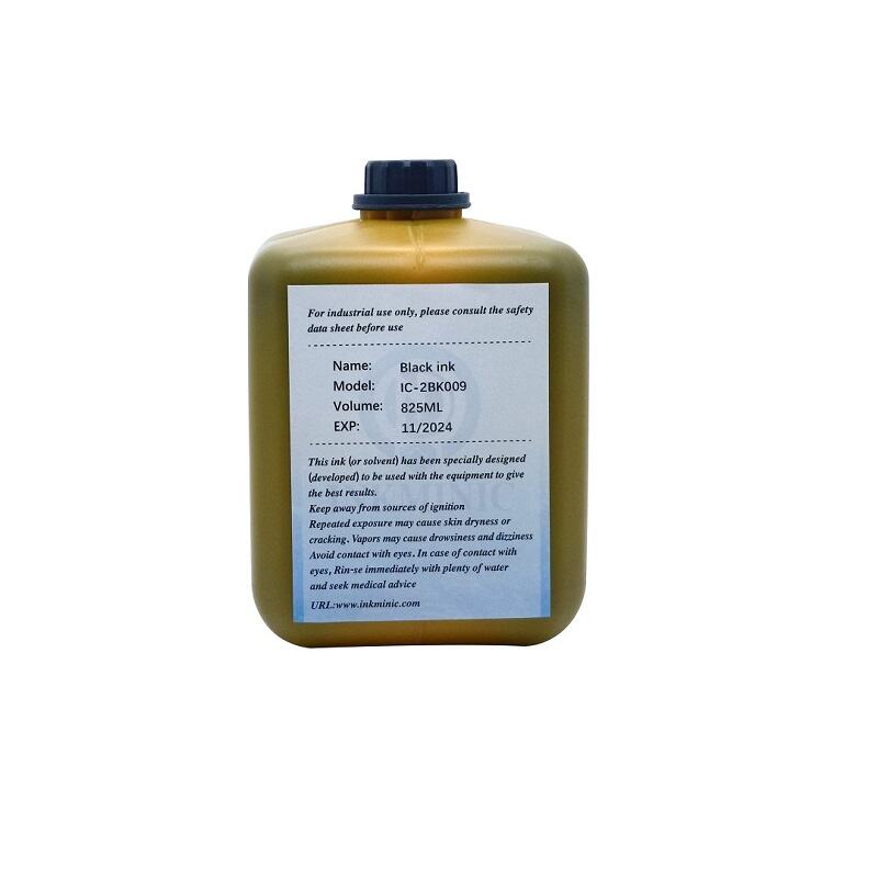 Tinta negra de secatge ràpid Domino IC-2BK009