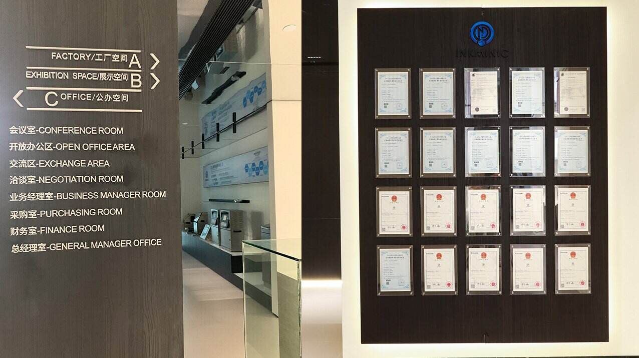 INKMINIC showroom and production workshop