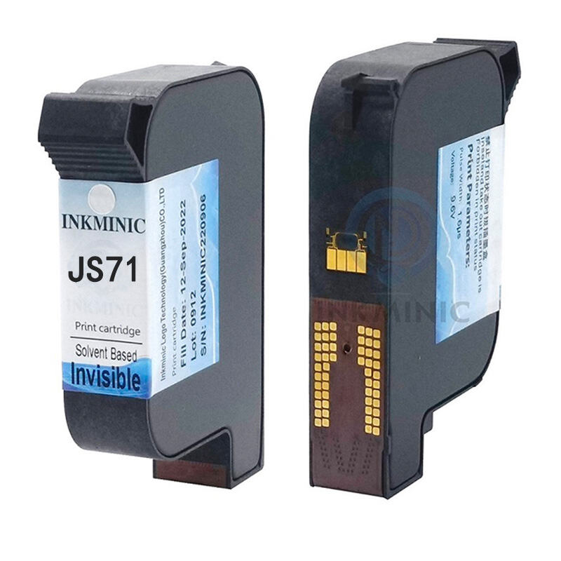 Meenjet ink cartridge JS71(R) Invisible Red  / JS71(B) Invisible Blue 