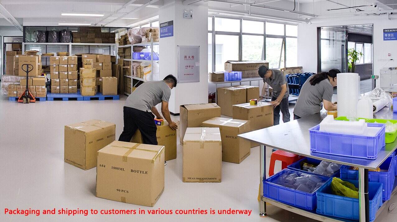 Packaging and shipping to customers in various countries is underway