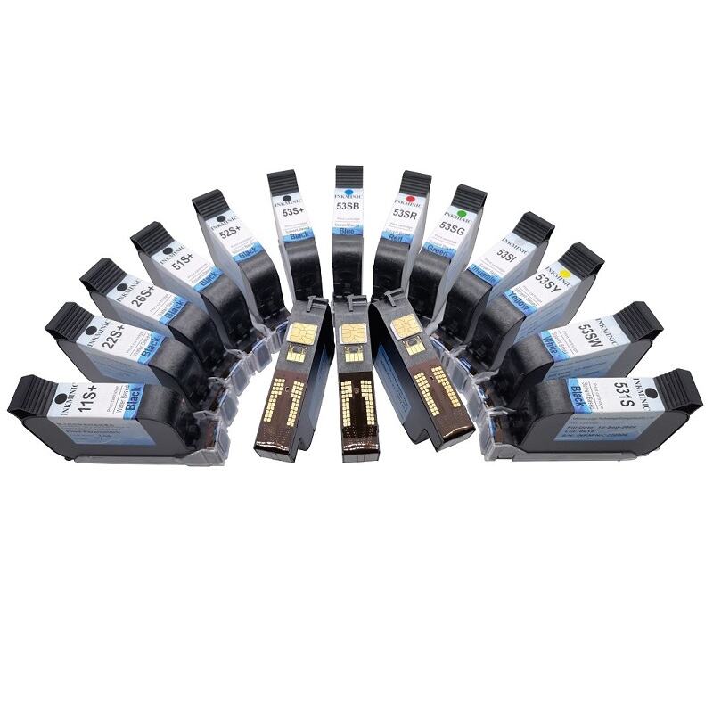 Sojet ink cartridge 11S+ 11SR 11SB 21S 22S 26S 51S+ 52S+ 53S+ 52SB 53SG 53SI 52SR 53SW 53SY 531S 532S