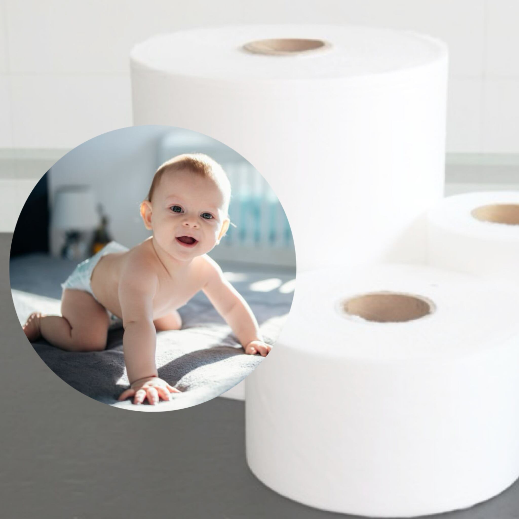 Eco-Friendly Water Absorbent 100% Polypropylene Spunbond Nonwoven Fabric for Diaper