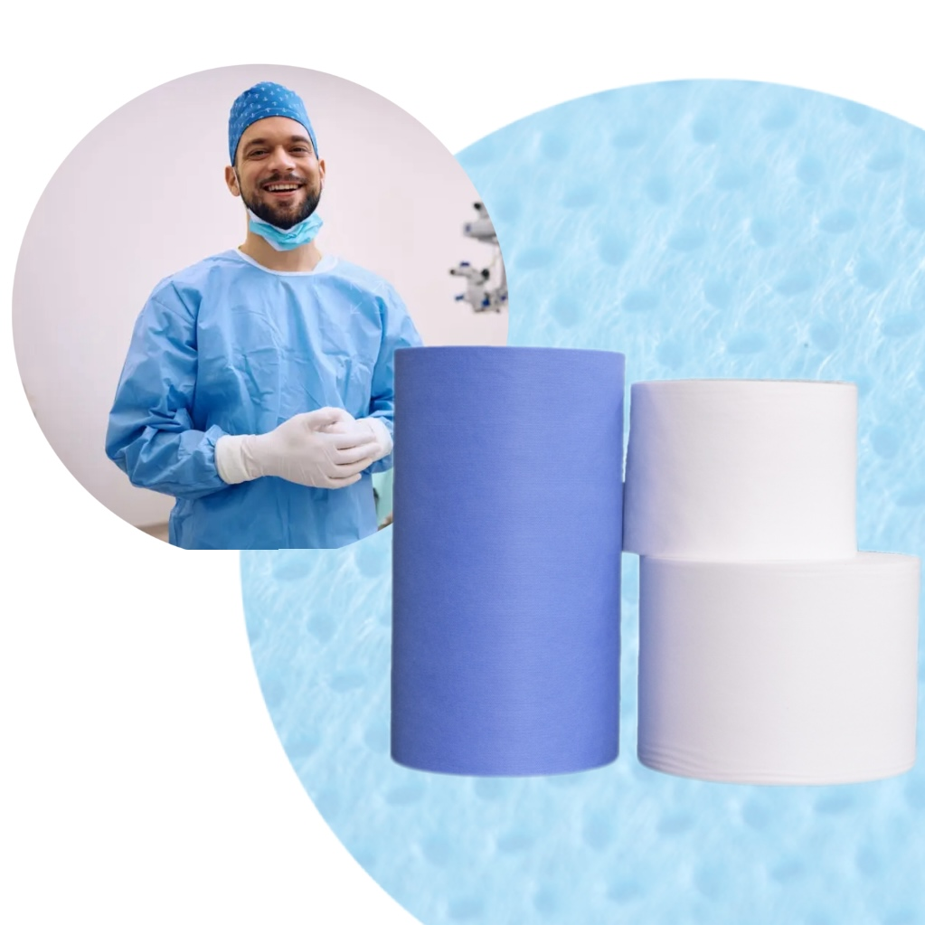  SMMS Nonwoven Fabric For Protective Clothing