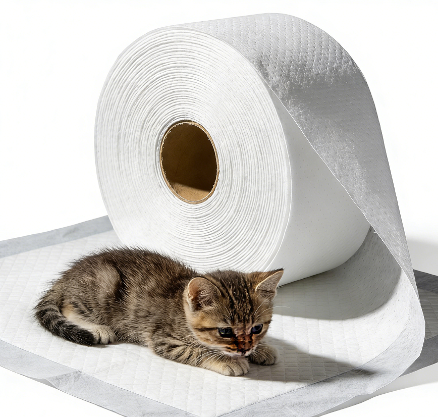 Super Absorbent White Spunbond Nonwoven Fabric for Pet Pad - Shandong Xingdi New Materials