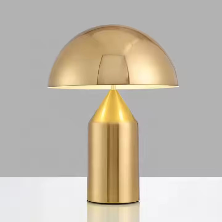 Factory New product minimalist luxury home table lamp creative personality bedside lamps gold metal table lamp