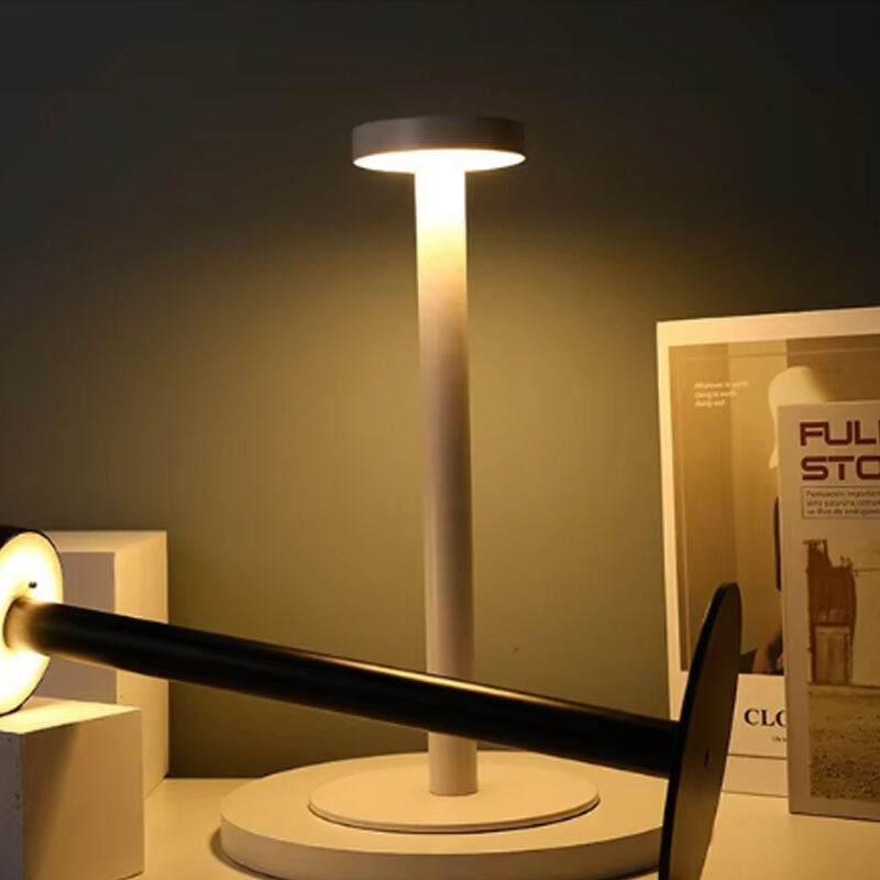 chuse round design white black 1800 mah wireless charging bedside lamp bedroom desk light-0