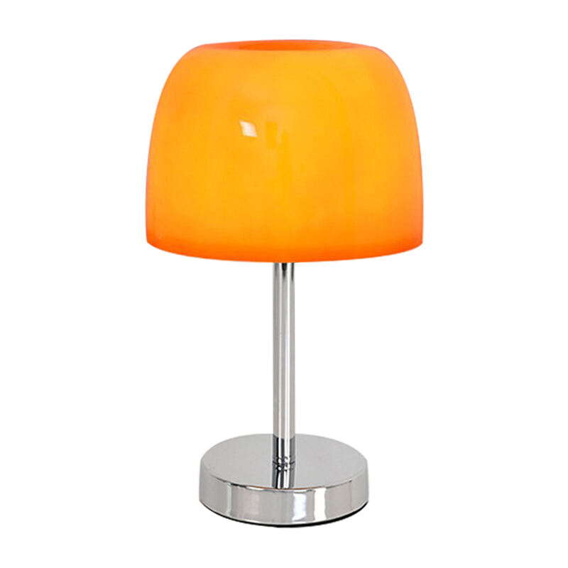 Ästetisk Mid-Century Tischlampe Modern Bords- Vid Sängen Glasskonst LED USB Svamp Bordslampa