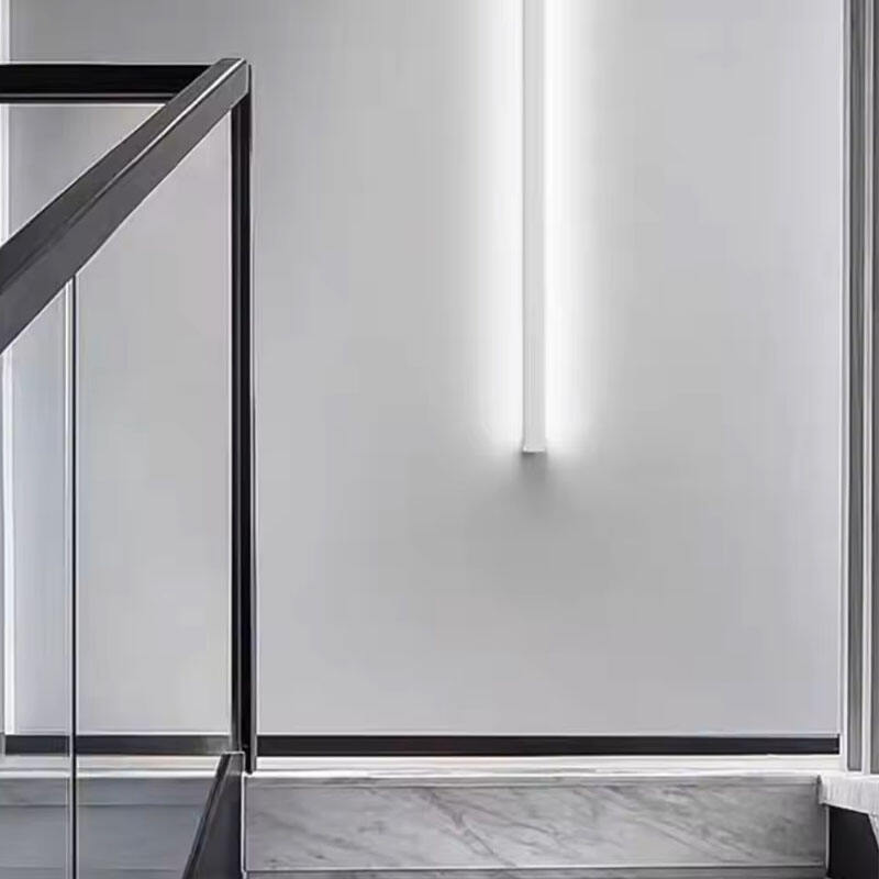 DIY Högkvalitativ Svart Vit Aluminium Rektangel LED Vägglysning för Hemdekoration