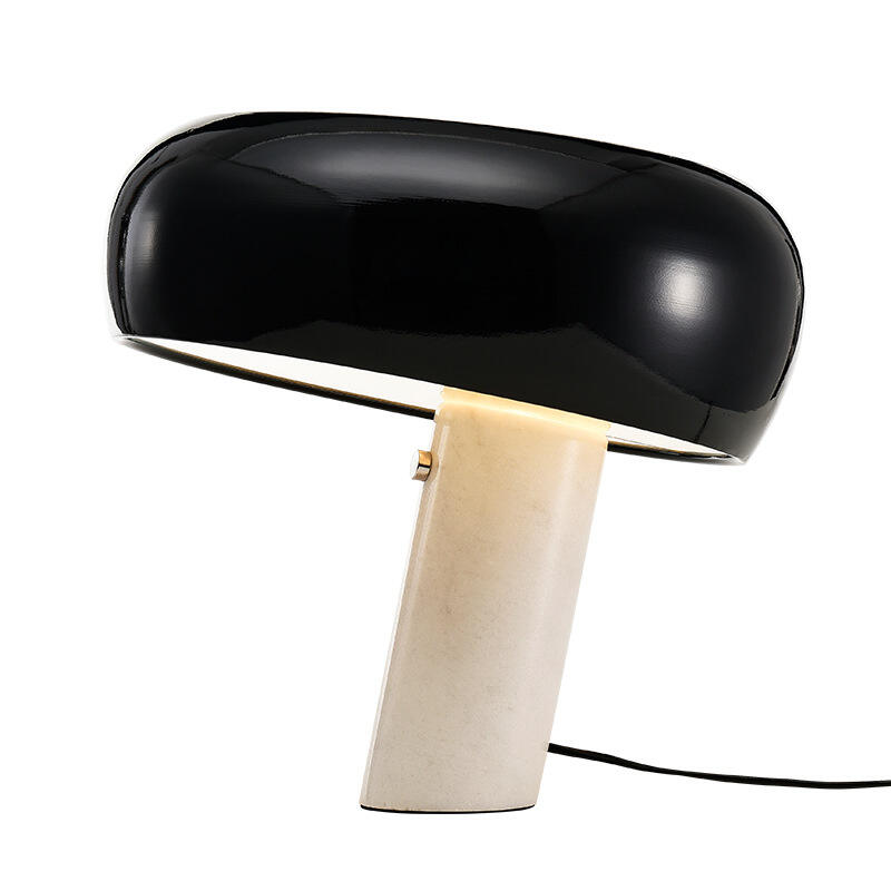 Kreativ Nordisk Svamp Grön Modern Snoopy Marmor Bas bordslampa Led Vardagsrum