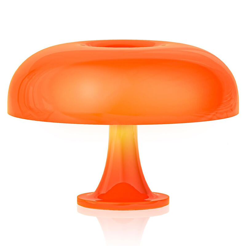 Chuse populär acryl högljus orange svamp lampa färgrik nattdukslampa