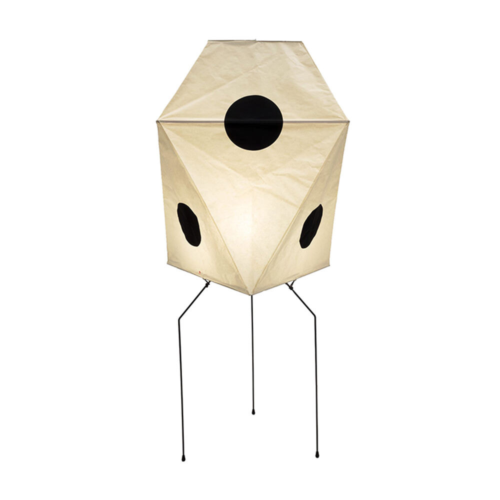 Modern Nordisk Konst LED Glöd Polkadott Hotell Pappersgolvlamp Decorativ Inombelysning