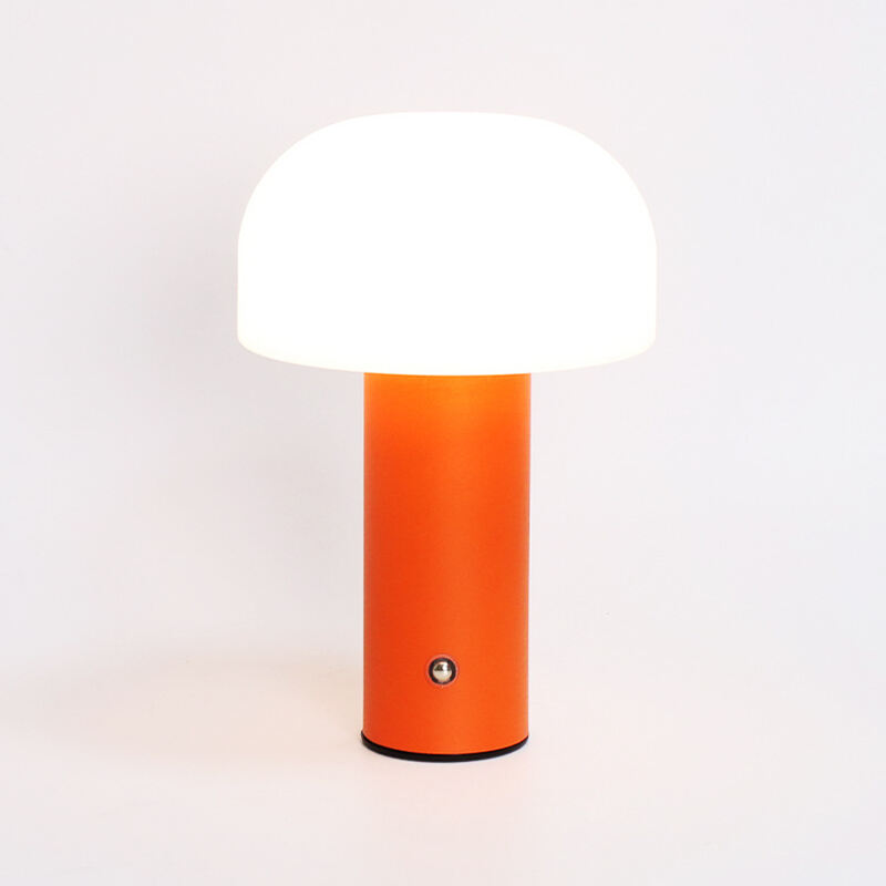 Touch Sensor Dekorativ Omladdningsbar Ljusbatteri Led Svamp Bordslampa Modern Nattljus