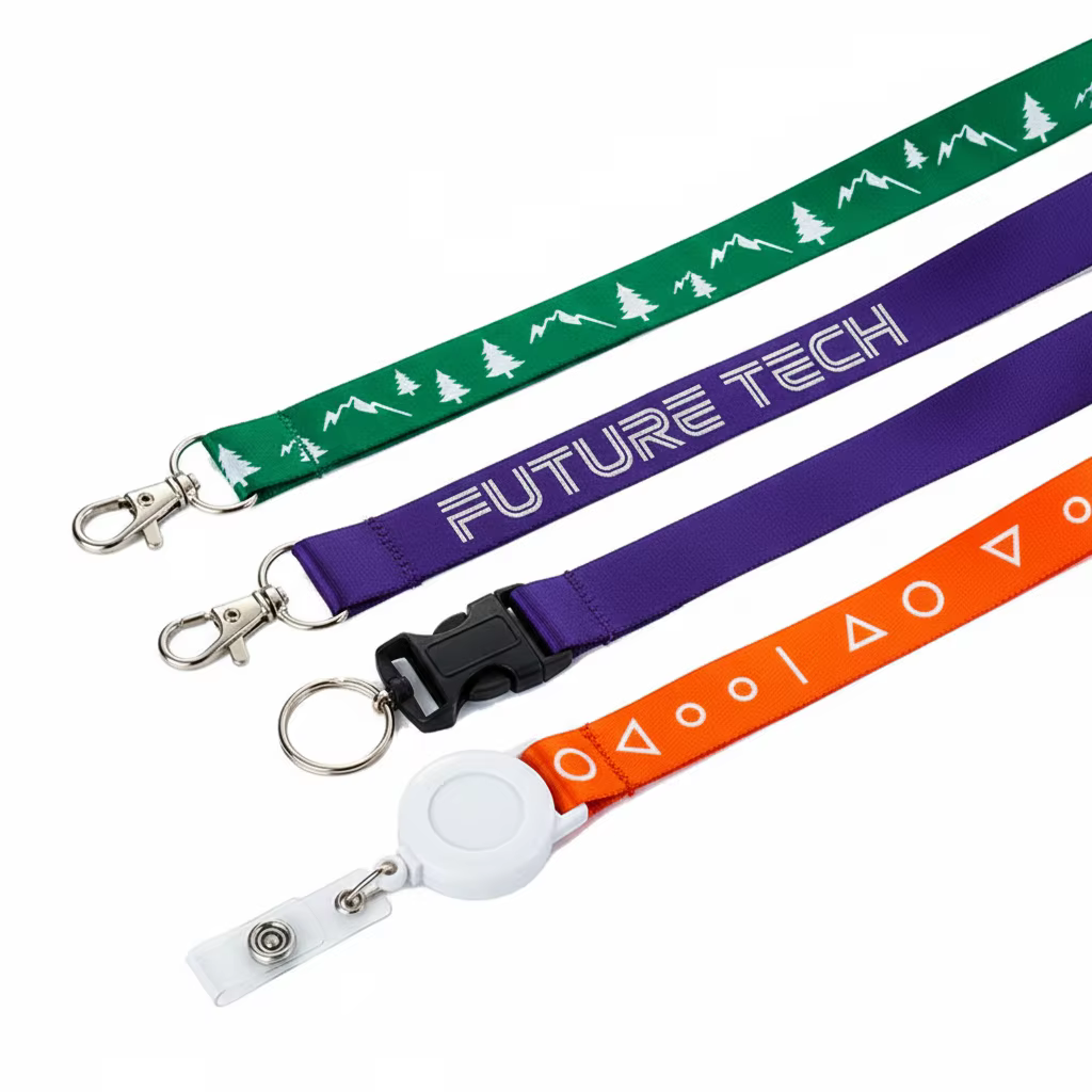 product wholesale oem blank sublimation polyester nylon plain cheap personalized custom logo printed lanyard-2