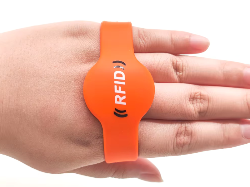 How do wristbands prevent unauthorized entry?
