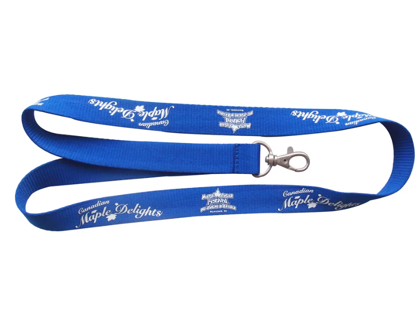 Choose lanyards with breakaway clips for safety.