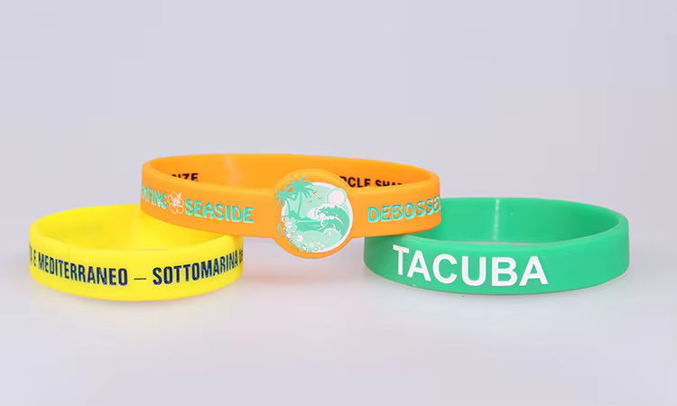 custom logo decorative rfid silicone wristbands cheap promotional advertising gifts decorative rubber band bracelets-4