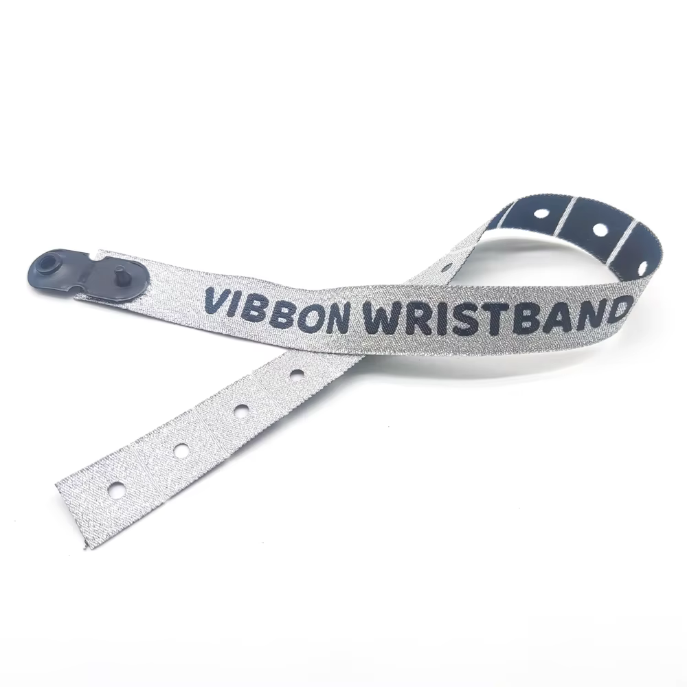 product wholesale eco friendly polyester satin polyester printing adjustable festival custom fabric woven wristband for events-5